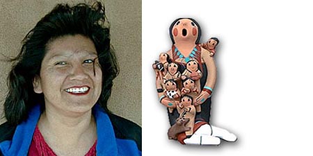 Diane Lucero | Jemez Pueblo Storyteller Artist | Penfield Gallery of Indian Arts | Albuquerque, New Mexico