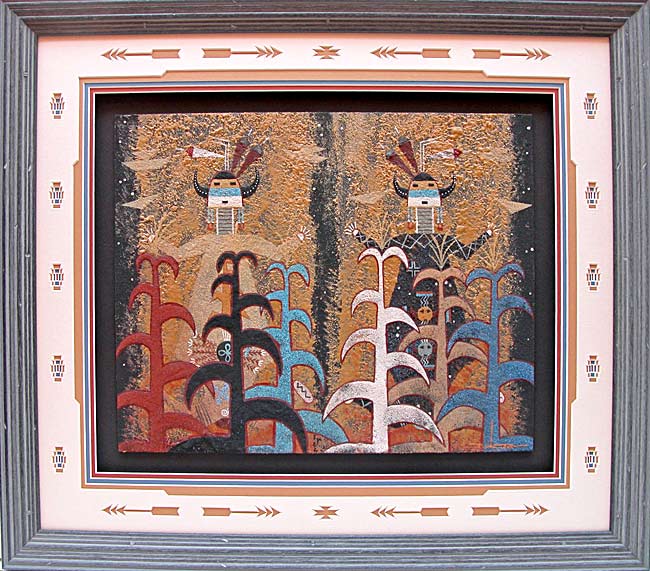 Joe Ben Jr. | Navajo Sandpainting | Penfield Gallery of Indian Arts | Albuquerque, New Mexico