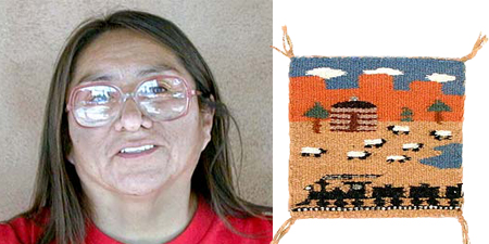 Louise Bia Yazzie | Navajo Weaver | Penfield Gallery of Indian Arts | Albuquerque | New Mexico