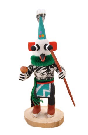 Adrian Leon | Ice Man Kachina Doll | Penfield Gallery of Indian Arts | Albuquerque, New Mexico