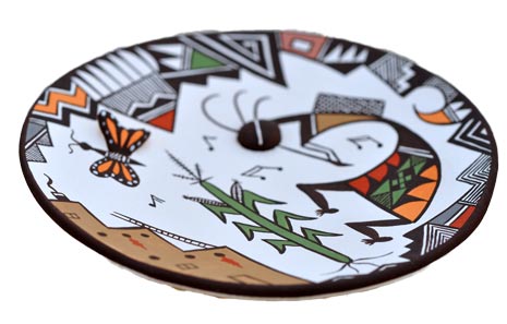 Carolyn Concho | Acoma Plate | Penfield Gallery of Indian Arts | Abuquerque, New Mexico