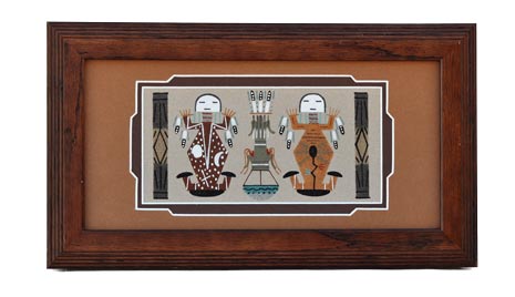 Darlene Johnson | Navajo Sandpainting | Penfield Gallery of Indian Arts | Albuquerque, New Mexico