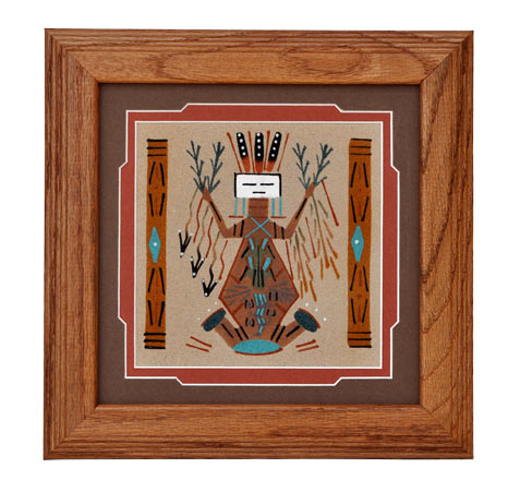 Deanna Bryant | Navajo Sandpainting | Penfield Gallery of Indian Arts | Albuquerque, New Mexico