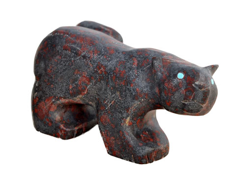 Dee Edaakie | Zuni Mountain Lion Fetish | Penfield Gallery of Indian Arts | Albuquerque, New Mexico