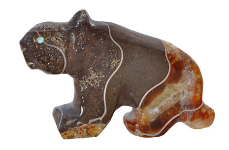 Dee Edaakie | Zuni Mountain Lion Fetish | Penfield Gallery of Indian Arts | Albuquerque, New Mexico