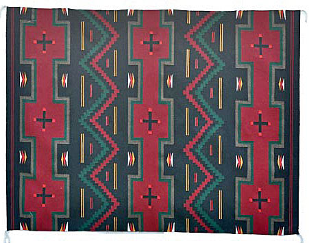 Evelyn Joe | Navajo Germantown Weaving | Penfield Gallery of Indian Arts | Albuquerque, New Mexico