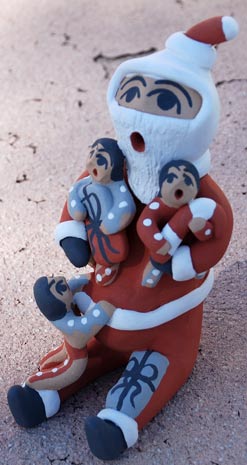 Felicia Fragua | Jemez Santa Claus Storyteller | Penfield Gallery of Indian Arts | Albuquerque | New Mexico