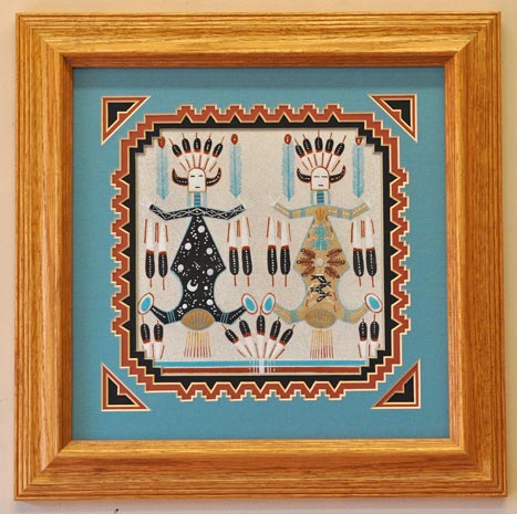 Frank Martin | Navajo Sandpainting | Penfield Gallery of Indian Arts | Albuaquerque, New Mexico