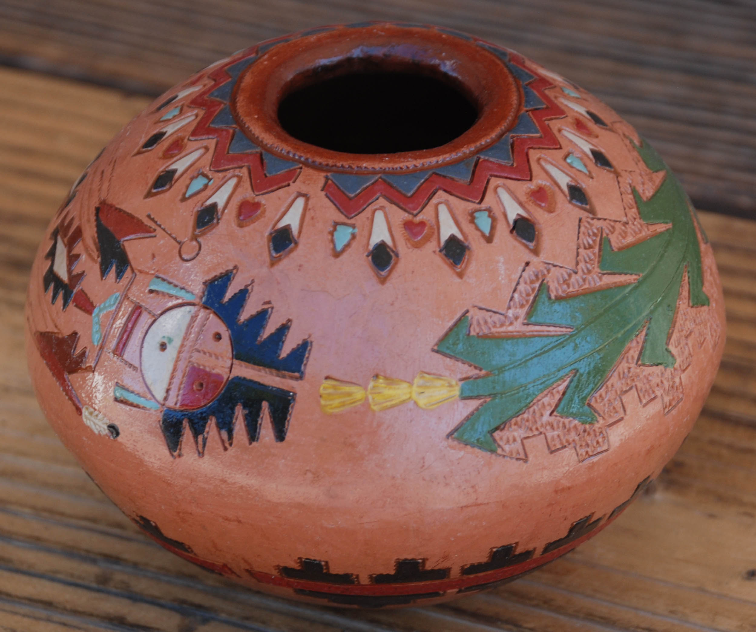 Irene and Ken White | Navajo Wedding Vase | Penfield Gallery of Indian Arts | Albuquerque, New Mexico