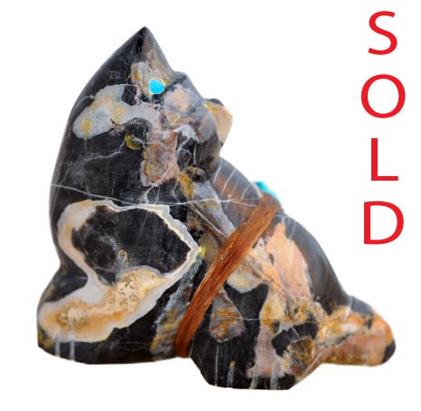 Lena Boone | Zuni Coyote Fetish | Penfield Gallery of Indian Arts | Albuquerque, New Mexico