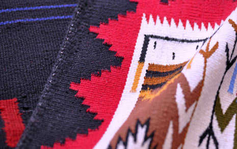 Marilyn Blackie | Navajo Shiprock Yei Weaving | Penfield Gallery of Indian Arts | Albuquerque, New Mexico