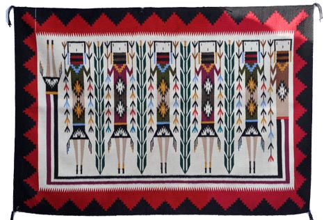 Marilyn Blackie | Navajo Rug | Penfield Gallery of Indian Arts | Albuquerque, New Mexico