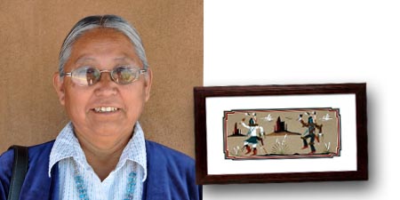 Rita Johnson | Navajo Sandpainter | Penfield Gallery of Indian Arts | Albuquerque | New Mexico