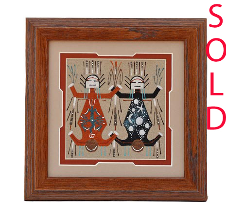 Wilton Lee | Navajo Sandpainting | Penfield Gallery of Indian Arts | Albuquerque, New Mexico