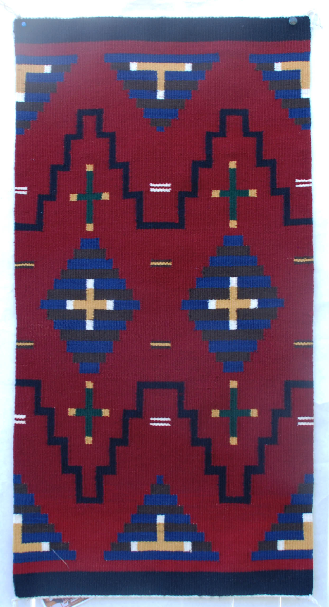 Eunice Joe | Navajo Germantown Weaving | Penfield Gallery of Indian Arts | Albuquerque, New Mexico