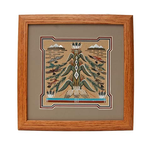 Glen Nez | Navajo Sandpaintings | Penfield Gallery of Indian Arts | Albuquerque, New Mexico