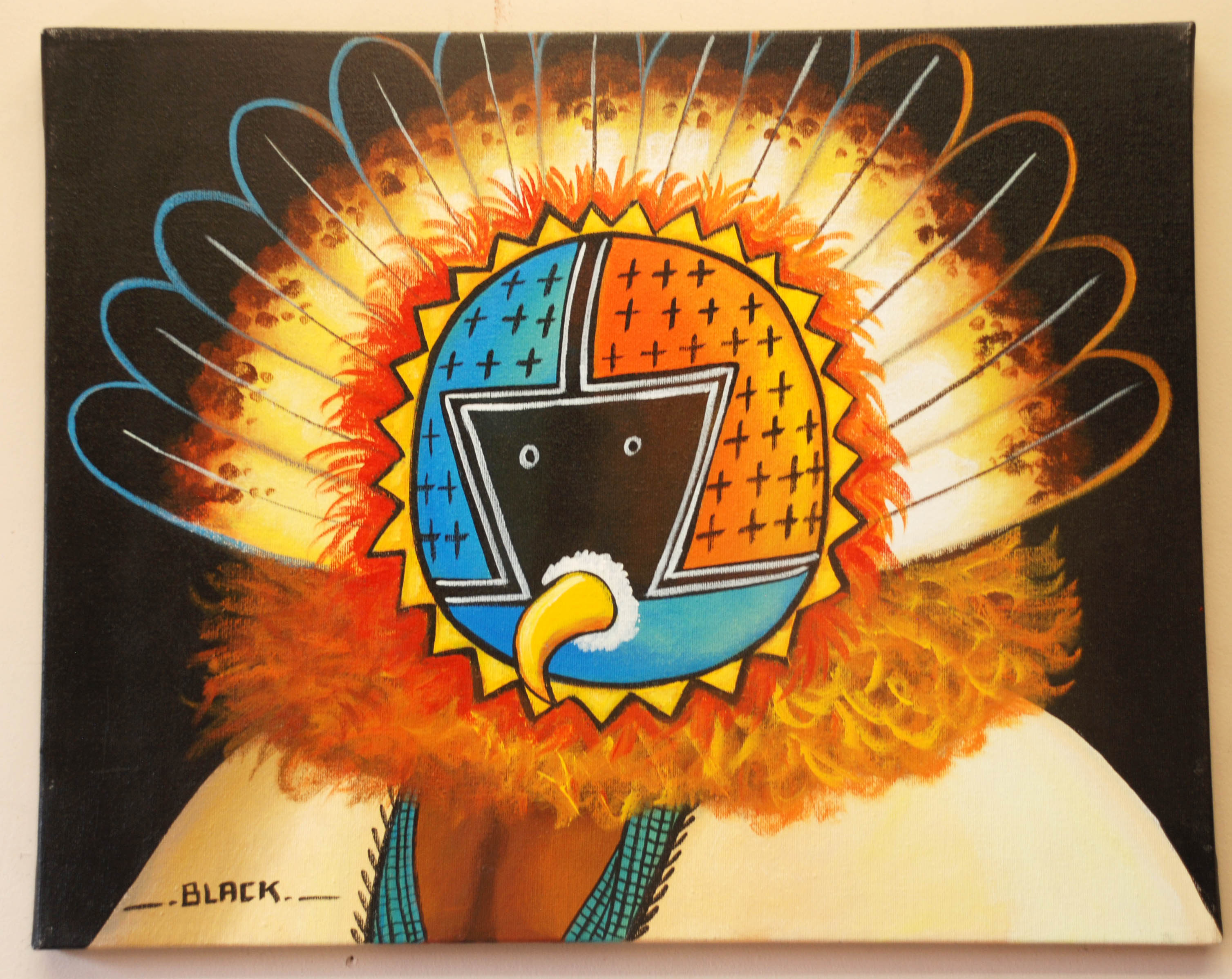 Jack Black | Navajo Ahola Chief Painting | Penfield Gallery of Indian Arts | Albuquerque, New Mexico