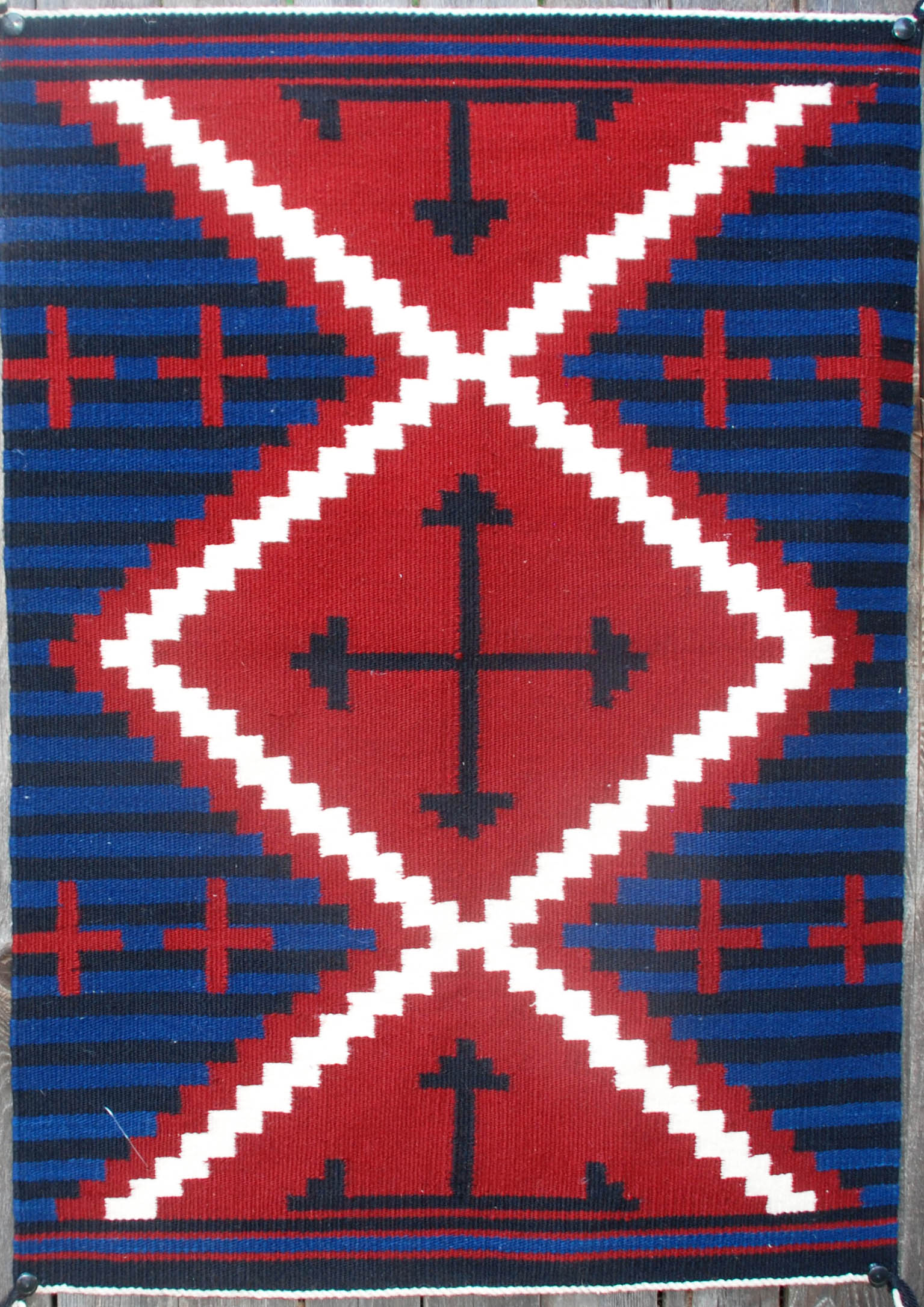 Nellie Dean | Navajo Germantown Weaving | Penfield Gallery of Indian Arts | Albuquerque, New Mexico