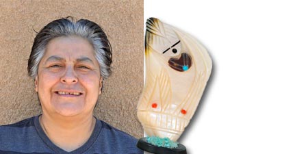 Vickie Quandalalcey | Zuni Fetish Carver | Penfield Gallery of Indian Arts | Albuquerque, New Mexico